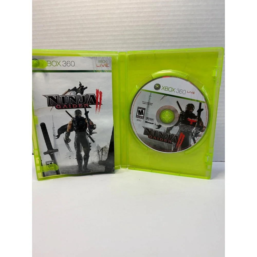 Ninja Gaiden II 2 Xbox 360 Microsoft Tecmo Team‎ Ninja Action Game 2008 Vintage